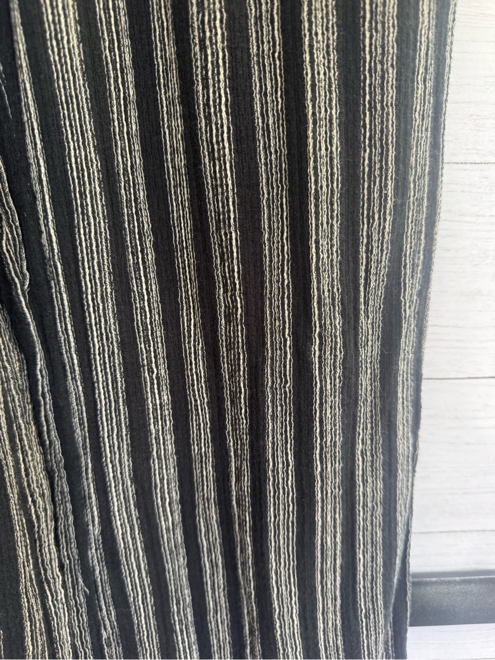 Billabong New Waves Stripe Wide Leg Pants Size Small Smocked Cotton Travel - Picture 4 of 15